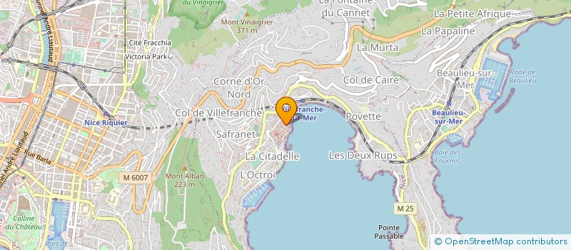 localisation de l'entreprise MONSIEUR FRANZ SCHELE à VILLEFRANCHE-SUR-MER