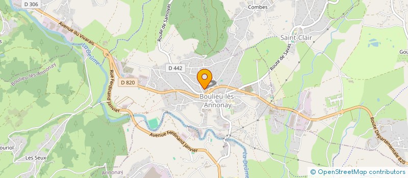 localisation de l'entreprise MONSIEUR FRANZ ZYKA  BOULIEU-LES-ANNONAY