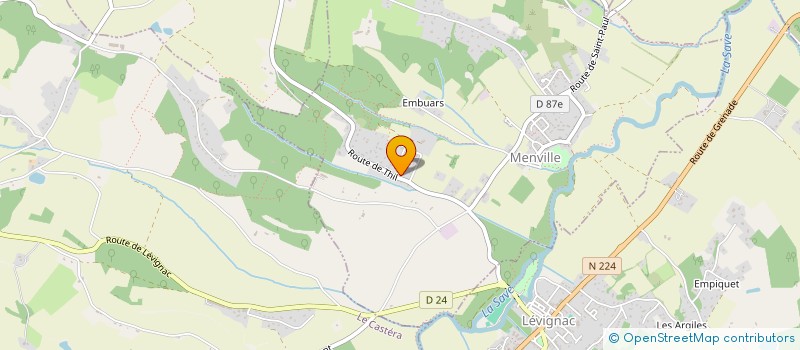 localisation de l'entreprise MONSIEUR FRANZISKA LEKIC  LE CASTERA