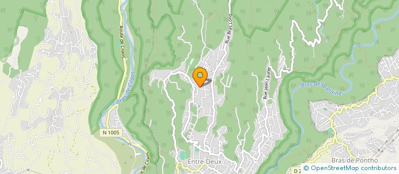 localisation de l'entreprise MONSIEUR FRANZO MARCELIN  ENTRE-DEUX