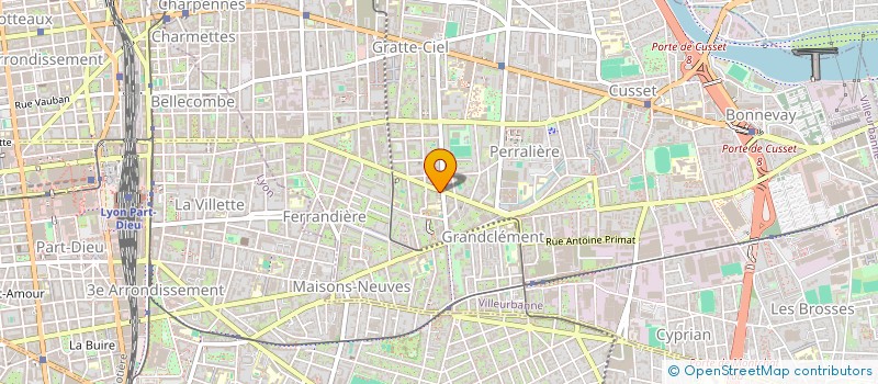 localisation de l'entreprise MONSIEUR FRASER MURRAY à VILLEURBANNE