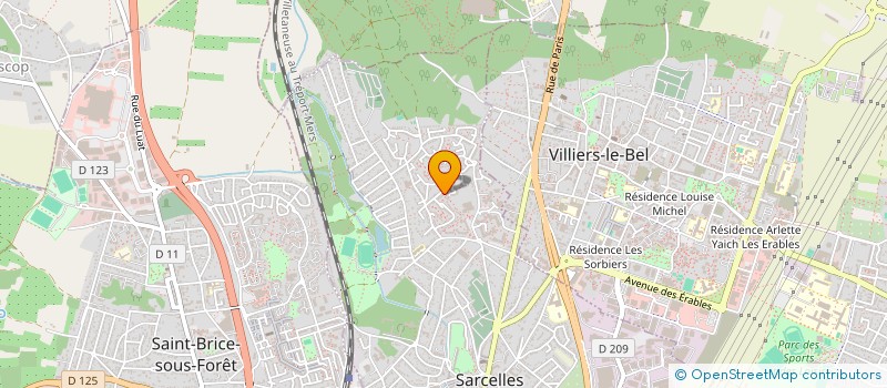 localisation de l'entreprise MONSIEUR FRAZE MOHAMED  SARCELLES