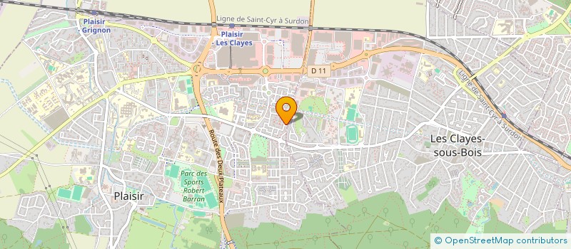 localisation de l'entreprise MONSIEUR FRED BELAIR  PLAISIR