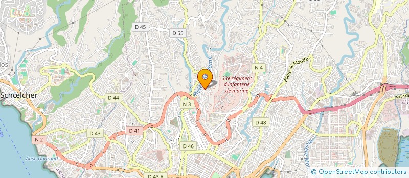 localisation de l'entreprise MONSIEUR FRED BELLAY  FORT-DE-FRANCE