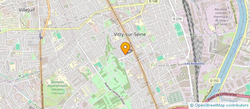 localisation de l'entreprise MONSIEUR FRED BITTERSFELD à VITRY-SUR-SEINE