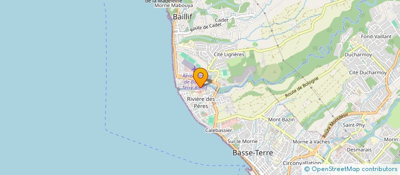 localisation de l'entreprise MONSIEUR FRED BOISDUR à BASSE-TERRE