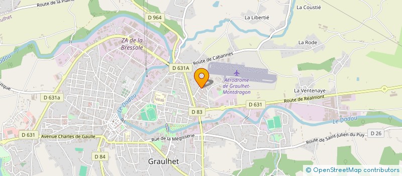localisation de l'entreprise MONSIEUR FRED BONTE à GRAULHET