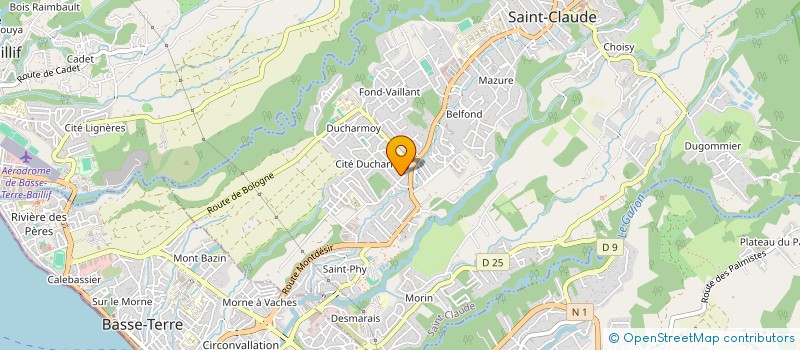 localisation de l'entreprise MONSIEUR FRED BOURGEOIS à SAINT-CLAUDE