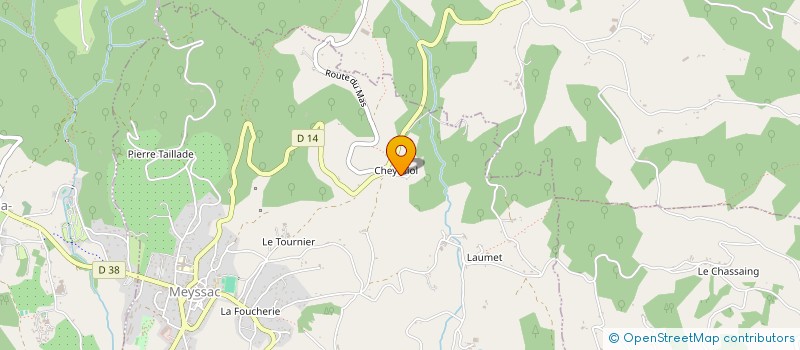 localisation de l'entreprise MONSIEUR FRED BROUGH  MEYSSAC