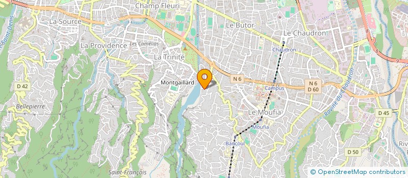 localisation de l'entreprise MONSIEUR FRED CADARBACASSE SOUDOU à SAINT-DENIS