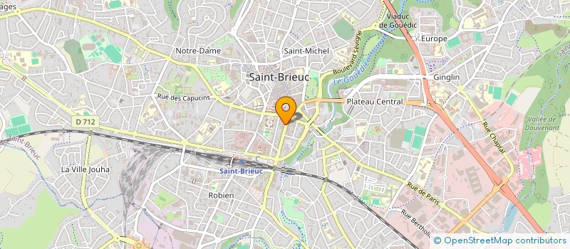 localisation de l'entreprise MONSIEUR FRED GHENASSIA à SAINT-BRIEUC