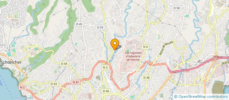 localisation de l'entreprise MONSIEUR FRED HENRY  FORT-DE-FRANCE