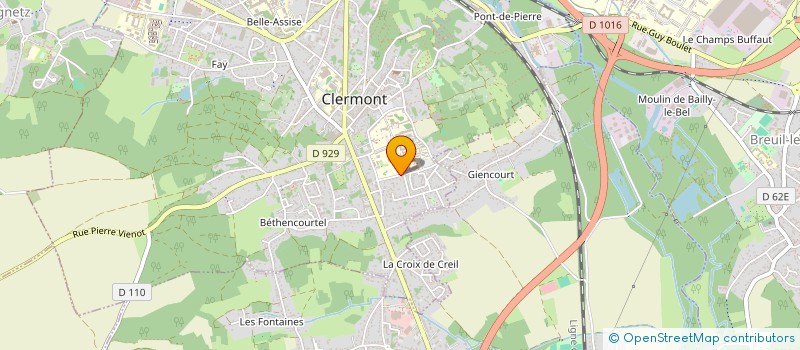 localisation de l'entreprise MONSIEUR FRED-JORDAN KALLA NGANGUE  CLERMONT