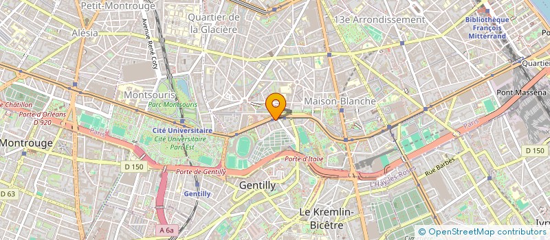 localisation de l'entreprise MONSIEUR FRED LEMA MVOGO  PARIS