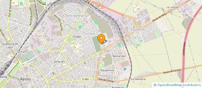 localisation de l'entreprise MONSIEUR FRED NZAOU KALY  REIMS