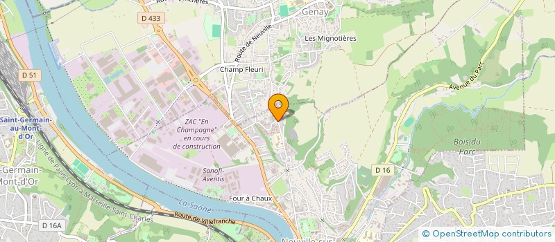 localisation de l'entreprise MONSIEUR FRED NZAS  NEUVILLE-SUR-SAONE