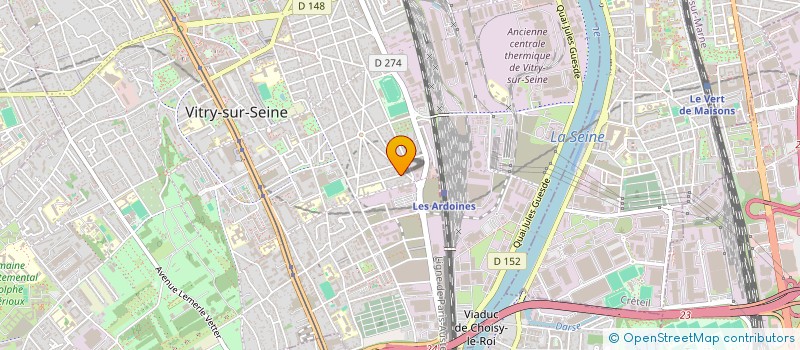 localisation de l'entreprise MONSIEUR FRED SALBOT  VITRY-SUR-SEINE