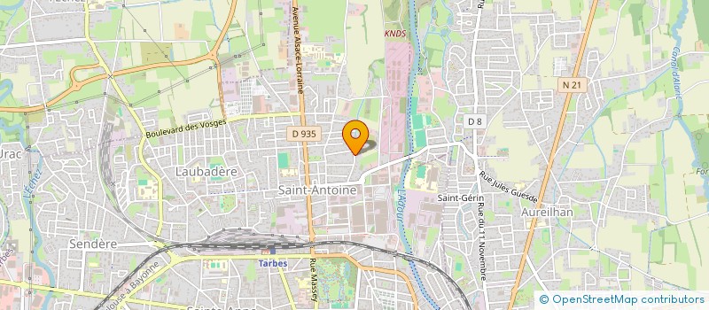 localisation de l'entreprise MONSIEUR FRED SALONA  TARBES