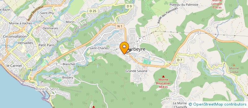 localisation de l'entreprise MONSIEUR FRED THADEY  GOURBEYRE