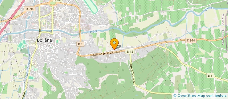 localisation de l'entreprise MONSIEUR FRED THOUZE  BOLLENE