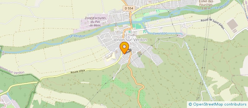 localisation de l'entreprise MONSIEUR FRED WEBER  VINON-SUR-VERDON