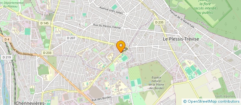 localisation de l'entreprise MONSIEUR FRED ZANGA  CHENNEVIERES-SUR-MARNE