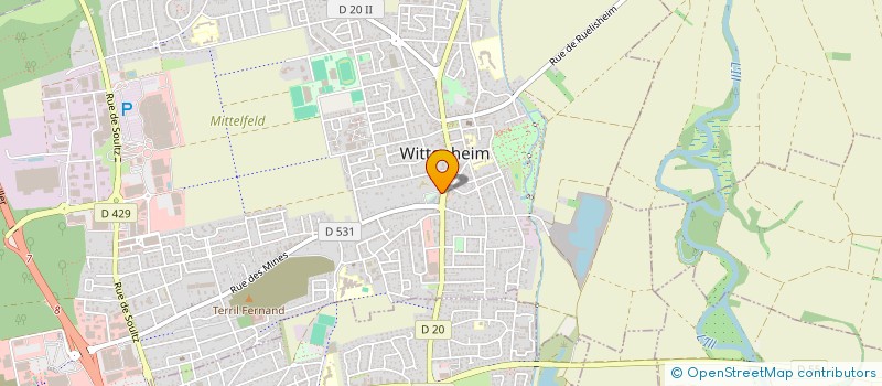 localisation de l'entreprise MONSIEUR FRED ZURKINDEN à WITTENHEIM