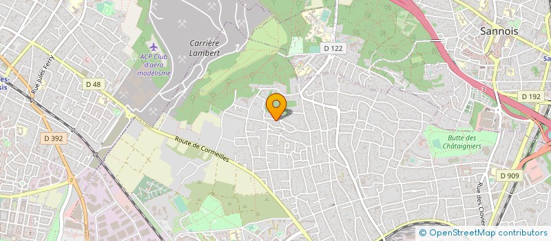 localisation de l'entreprise MONSIEUR FREDASTER SYLLA  ARGENTEUIL