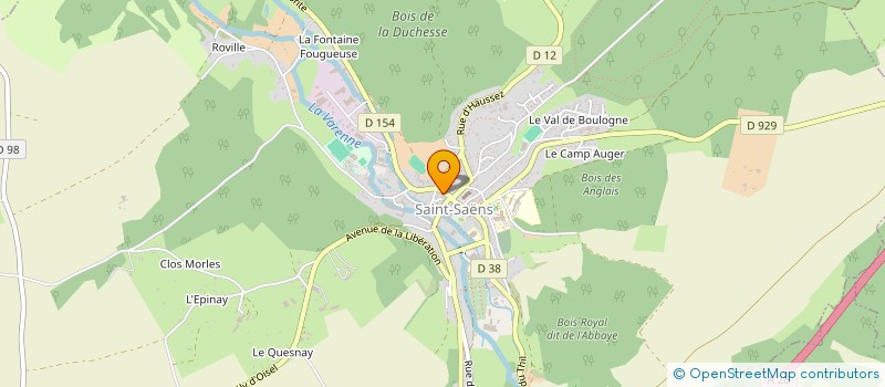 localisation de l'entreprise MONSIEUR FREDDIE BEAUFILS à SAINT-SAENS