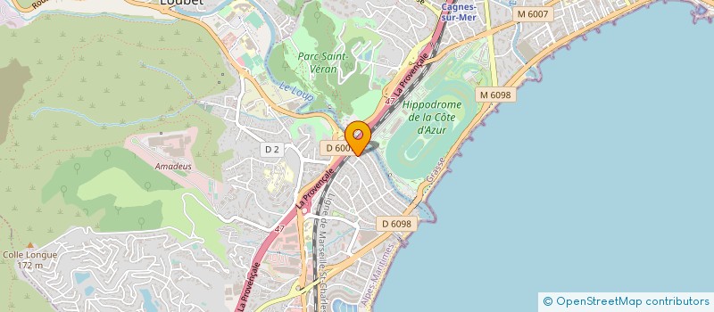 localisation de l'entreprise MONSIEUR FREDDIE BOUTON  VILLENEUVE-LOUBET