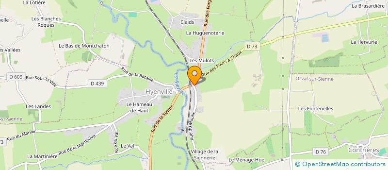 localisation de l'entreprise MONSIEUR FREDDY ADRIX  ORVAL SUR SIENNE