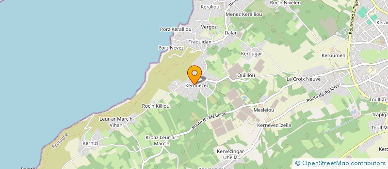 localisation de l'entreprise MONSIEUR FREDDY ARTHUS à PLOUGASTEL-DAOULAS
