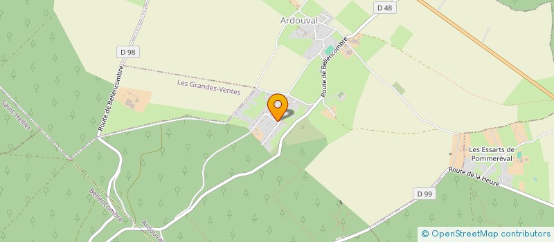 localisation de l'entreprise MONSIEUR FREDDY AUZOU  ARDOUVAL