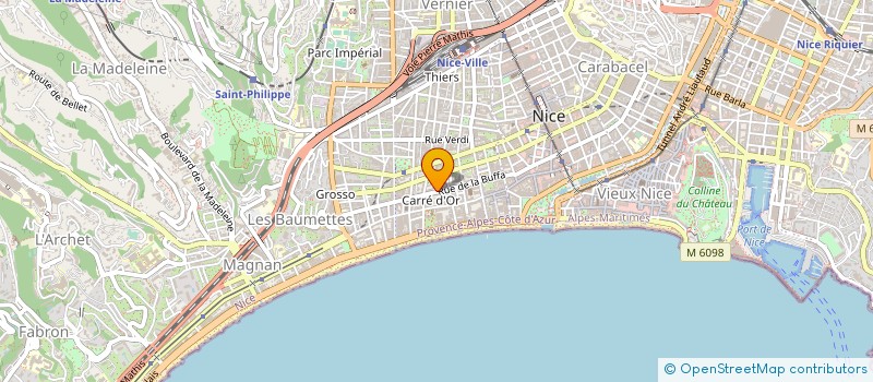 localisation de l'entreprise MONSIEUR FREDDY BANSE à NICE