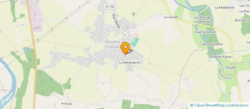 localisation de l'entreprise MONSIEUR FREDDY BARDEAU  AVAILLES-EN-CHATELLERAULT