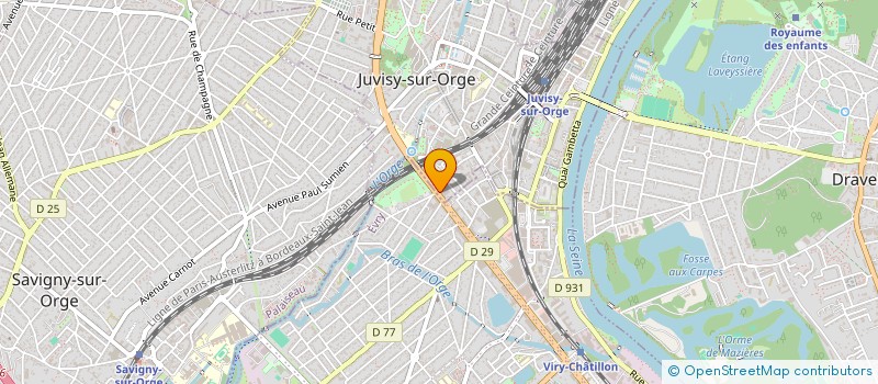 localisation de l'entreprise MONSIEUR FREDDY BAUGNIET à JUVISY-SUR-ORGE