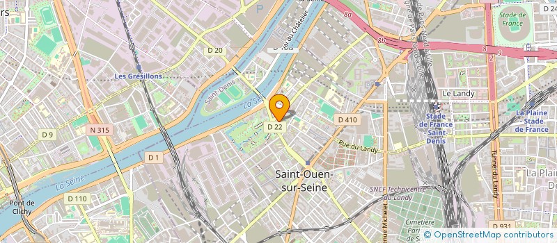 localisation de l'entreprise MONSIEUR FREDDY BEAUZOR à SAINT-OUEN-SUR-SEINE