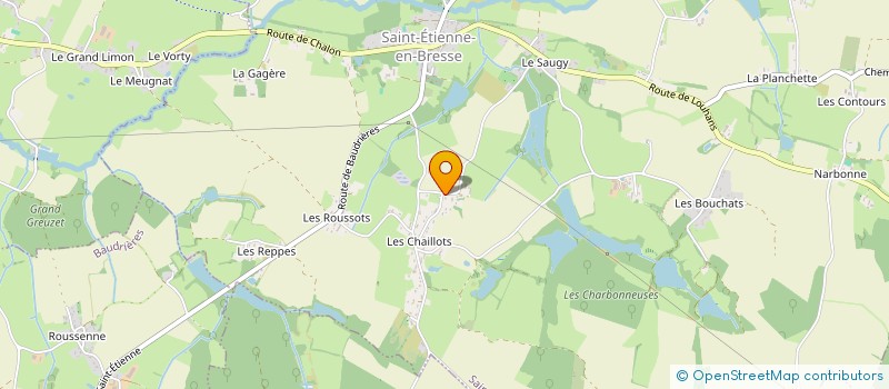 localisation de l'entreprise MONSIEUR FREDDY BELLENGER  SAINT-ETIENNE-EN-BRESSE