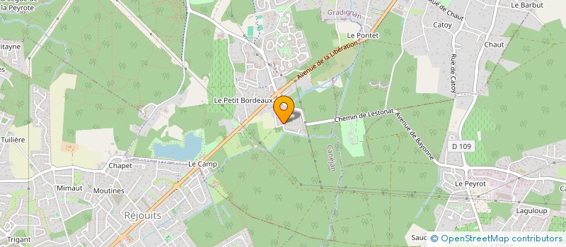 localisation de l'entreprise MONSIEUR FREDDY BELLY  CANEJAN