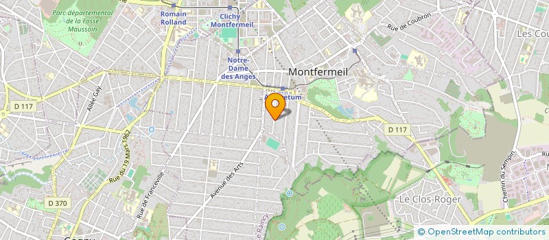 localisation de l'entreprise MONSIEUR FREDDY BENICOURT à MONTFERMEIL
