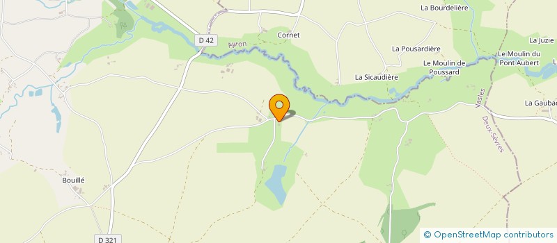 localisation de l'entreprise MONSIEUR FREDDY BERTINEAU  VASLES