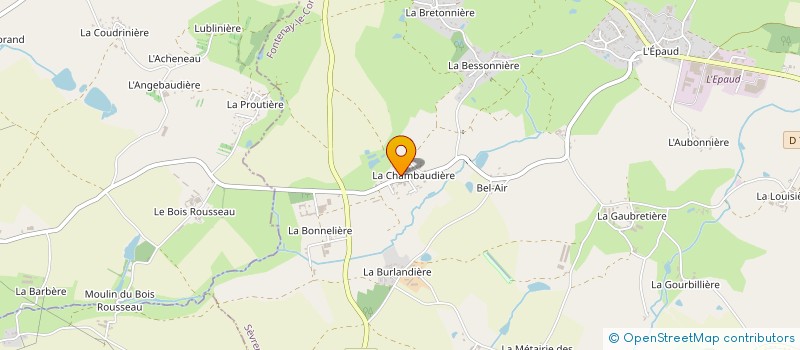 localisation de l'entreprise MONSIEUR FREDDY BILLAUD  SEVREMONT