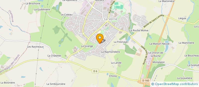 localisation de l'entreprise MONSIEUR FREDDY BILLAUD  SAINT-AUBIN-DES-ORMEAUX