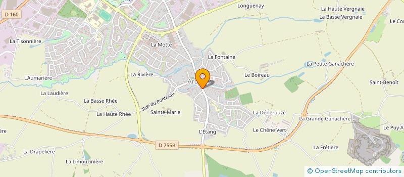 localisation de l'entreprise MONSIEUR FREDDY BLAUD à LES HERBIERS