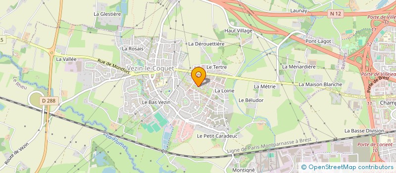 localisation de l'entreprise MONSIEUR FREDDY BLONDEAU à VEZIN-LE-COQUET