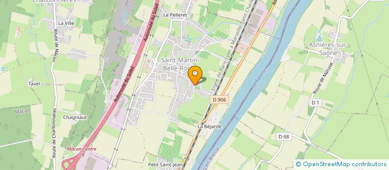 localisation de l'entreprise MONSIEUR FREDDY BONIN  SAINT-MARTIN-BELLE-ROCHE