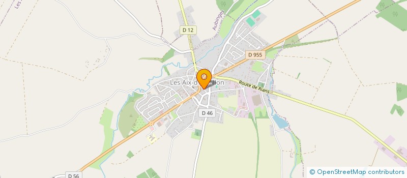 localisation de l'entreprise MONSIEUR FREDDY BONY  LES AIX-D'ANGILLON