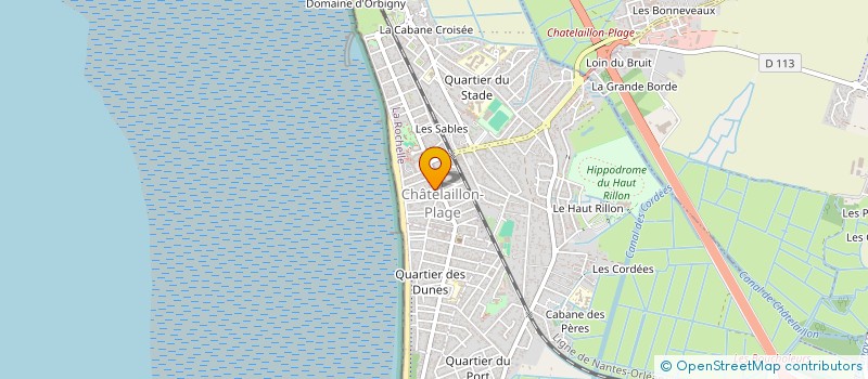 localisation de l'entreprise MONSIEUR FREDDY BOUCHERIE  CHATELAILLON-PLAGE