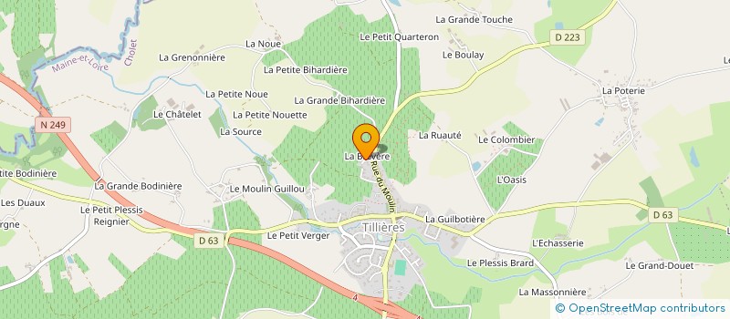 localisation de l'entreprise MONSIEUR FREDDY BRIEAU  BANIOS