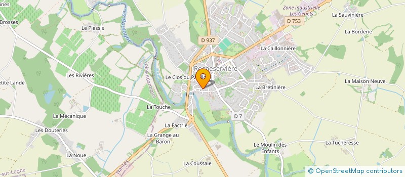 localisation de l'entreprise MONSIEUR FREDDY BROCHARD à MONTAIGU-VENDEE